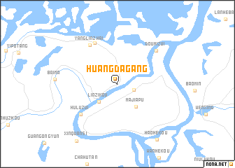 map of Huangdagang