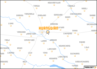 map of Huangdian