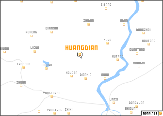map of Huangdian
