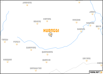 map of Huangdi