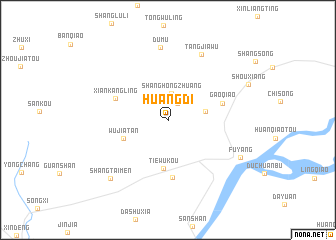 map of Huangdi