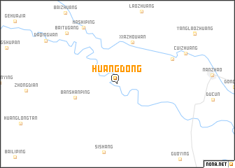 map of Huangdong