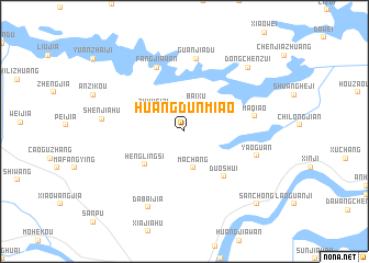 map of Huangdunmiao