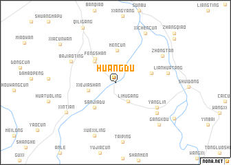 map of Huangdu