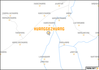 map of Huanggezhuang