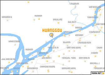 map of Huanggou