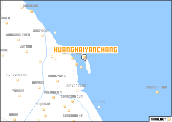 map of Huanghaiyanchang