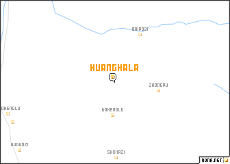 map of Huanghala