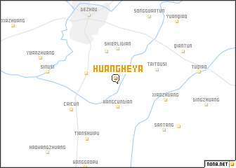map of Huangheya