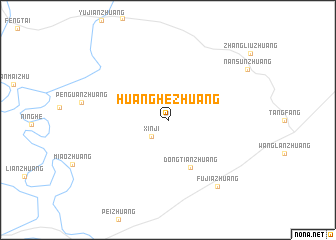 map of Huanghezhuang