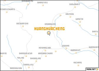 map of Huanghuacheng