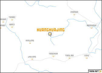 map of Huanghuajing