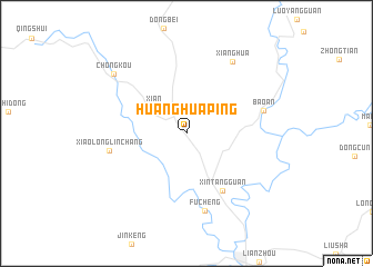 map of Huanghuaping