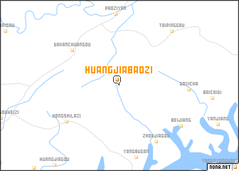 map of Huangjiabaozi