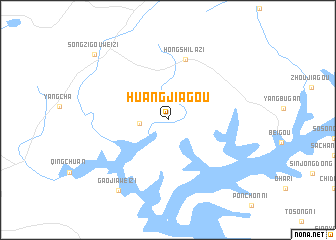 map of Huangjiagou