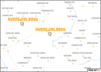 map of Huangjialaowu