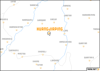 map of Huangjiaping