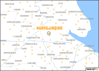 map of Huangjiaqiao