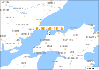 map of Huangjiatang