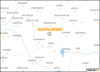 map of Huangjiawan