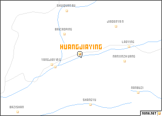 map of Huangjiaying