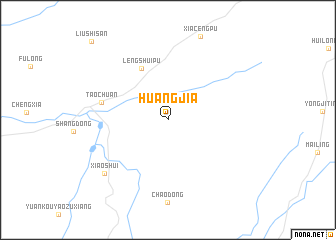 map of Huangjia