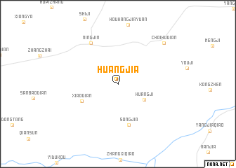 map of Huangjia