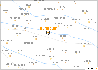 map of Huangjia