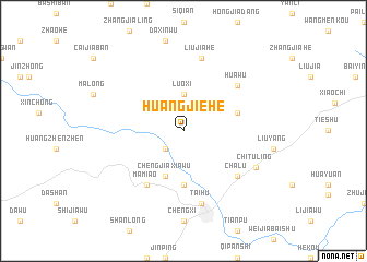 map of Huangjiehe