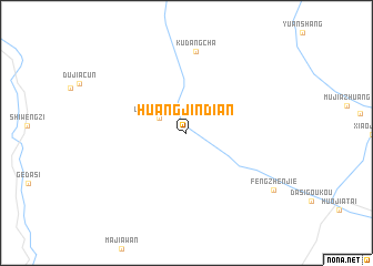 map of Huangjindian