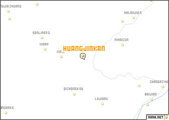 map of Huangjinkan