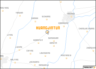 map of Huangjintun
