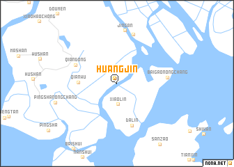 map of Huangjin