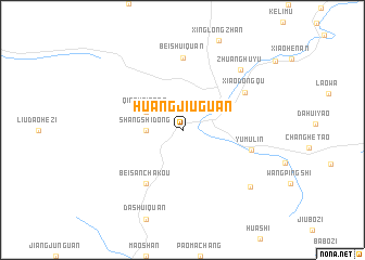 map of Huangjiuguan