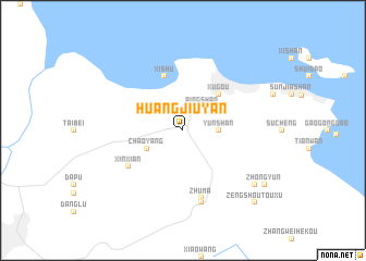 map of Huangjiuyan
