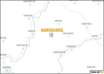 map of Huangkang