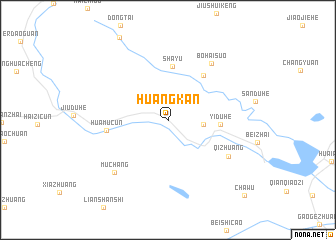 map of Huangkan