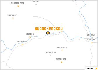 map of Huangkengkou