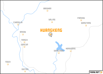 map of Huangkeng