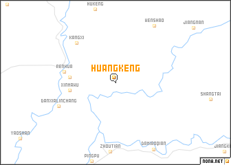 map of Huangkeng