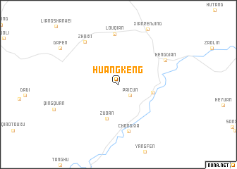 map of Huangkeng