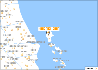 map of Huanglang