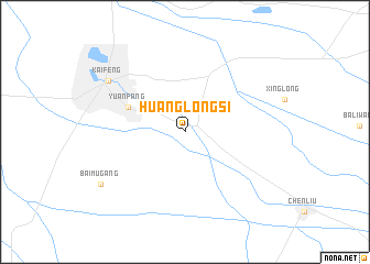 map of Huanglongsi