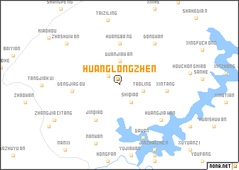 map of Huanglongzhen