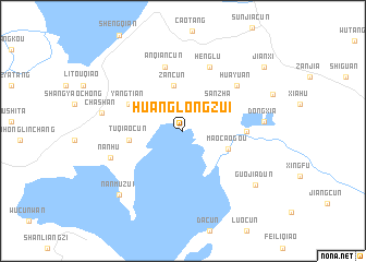 map of Huanglongzui