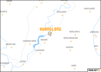 map of Huanglong