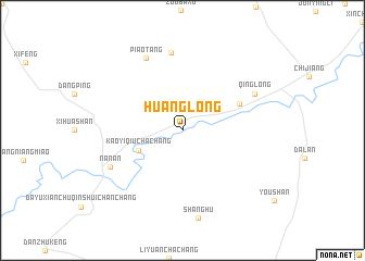 map of Huanglong