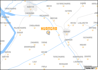 map of Huangma