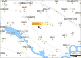 map of Huangmiao