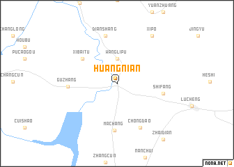 map of Huangnian